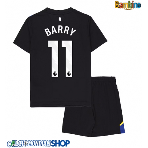 Maglie da calcio Everton Thierno Barry #11 Terza Maglia Bambino 2025-26 Manica Corta + Pantaloni corti)